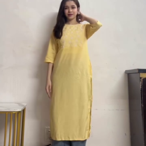 Sunlit Minimal Kurta