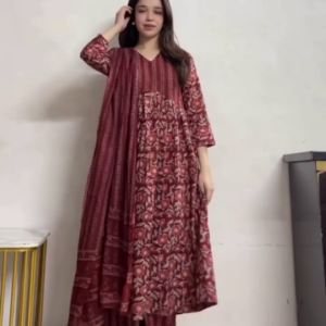 Rustic Maroon Charm Set