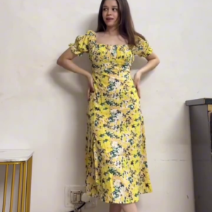 Sunny Garden Midi Dress