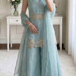 Sky Blue Sheer Elegance Set