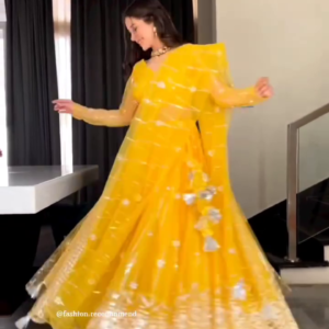 Sunshine Yellow Festive Twirl