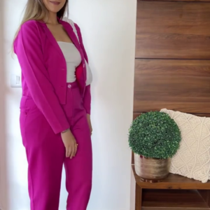 Hot Pink Power Suit Set