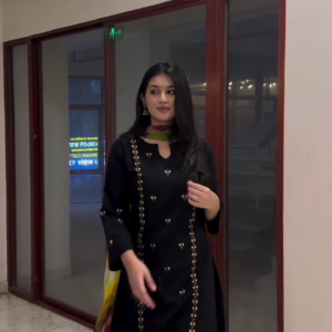 Elegant Black Ethnic Set