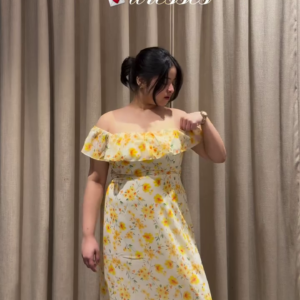 Yellow Floral Dress