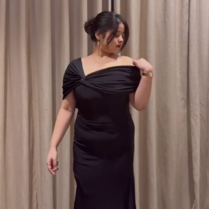 Black Off-Shoulder Dress