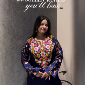 Floral Woollen Kurti