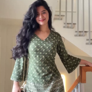 Scarlet Embroidered Elegance