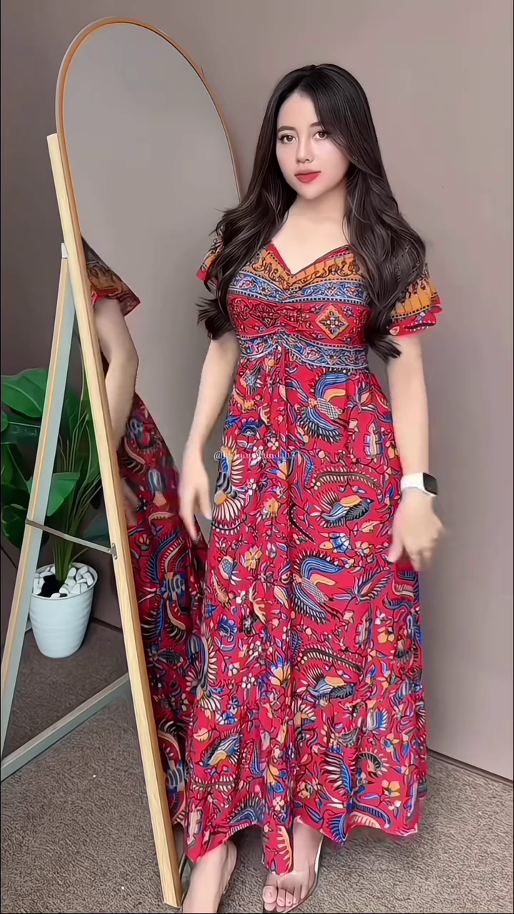 Women’s Boho Printed Maxi Dress | Stylish & Comfortable Ethnic Casual Wear - Image 3