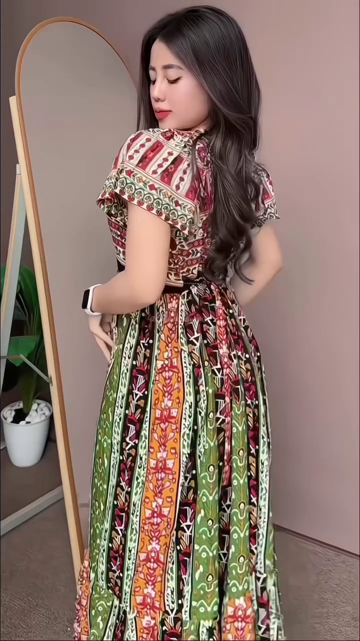 Women’s Boho Printed Maxi Dress | Stylish & Comfortable Ethnic Casual Wear - Image 4