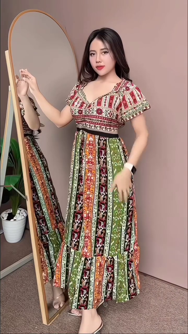 Women’s Boho Printed Maxi Dress | Stylish & Comfortable Ethnic Casual Wear - Image 5