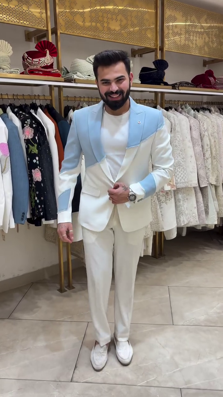 Men’s Premium Designer Suit Set | Stylish Party & Wedding Formal Wear