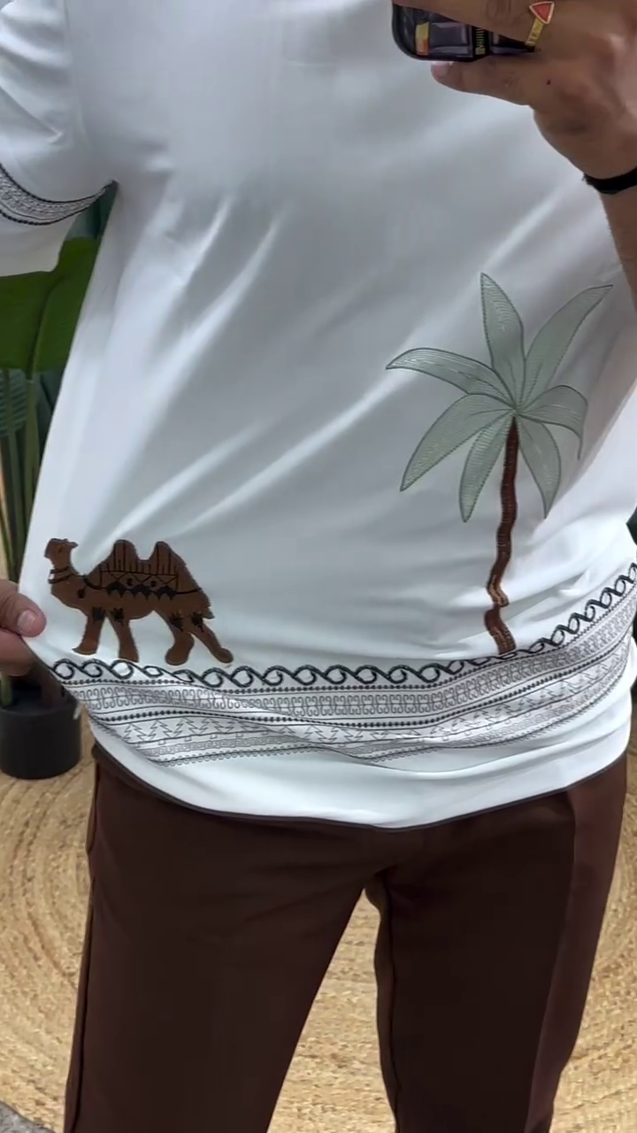 Men’s Tropical Graphic T-Shirt | Trendy Casual Summer Wear - Image 2