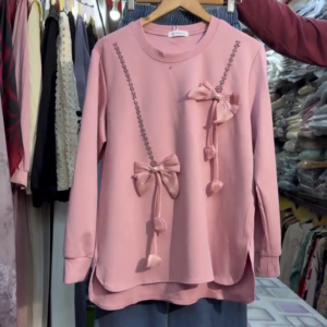 Women’s Bow Detail Co-Ord Set | Stylish Casual Korean Fashion Wear