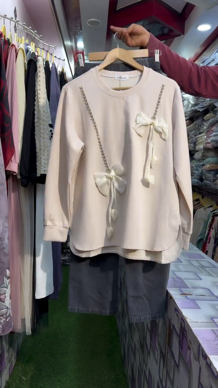 Women’s Bow Detail Co-Ord Set | Stylish Casual Korean Fashion Wear - Image 8