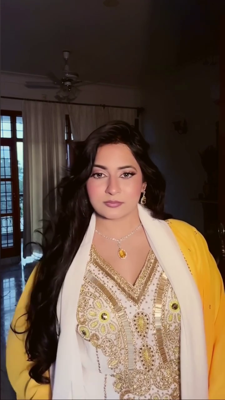 White & Yellow Kaftan Style Suit – Royal Traditional Glam 💛 - Image 3